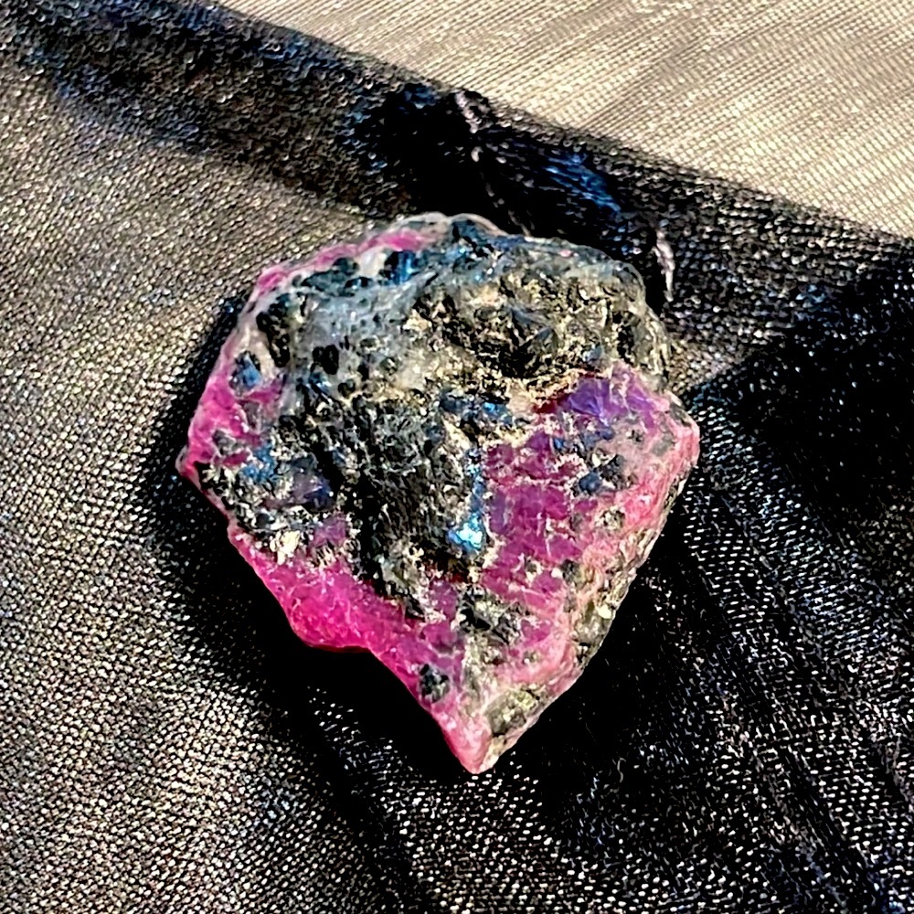 3 LEFT! Rough GEMMY Ruby Slabs & Chunks w/ Black Tourmaline - Picture 7 of 14